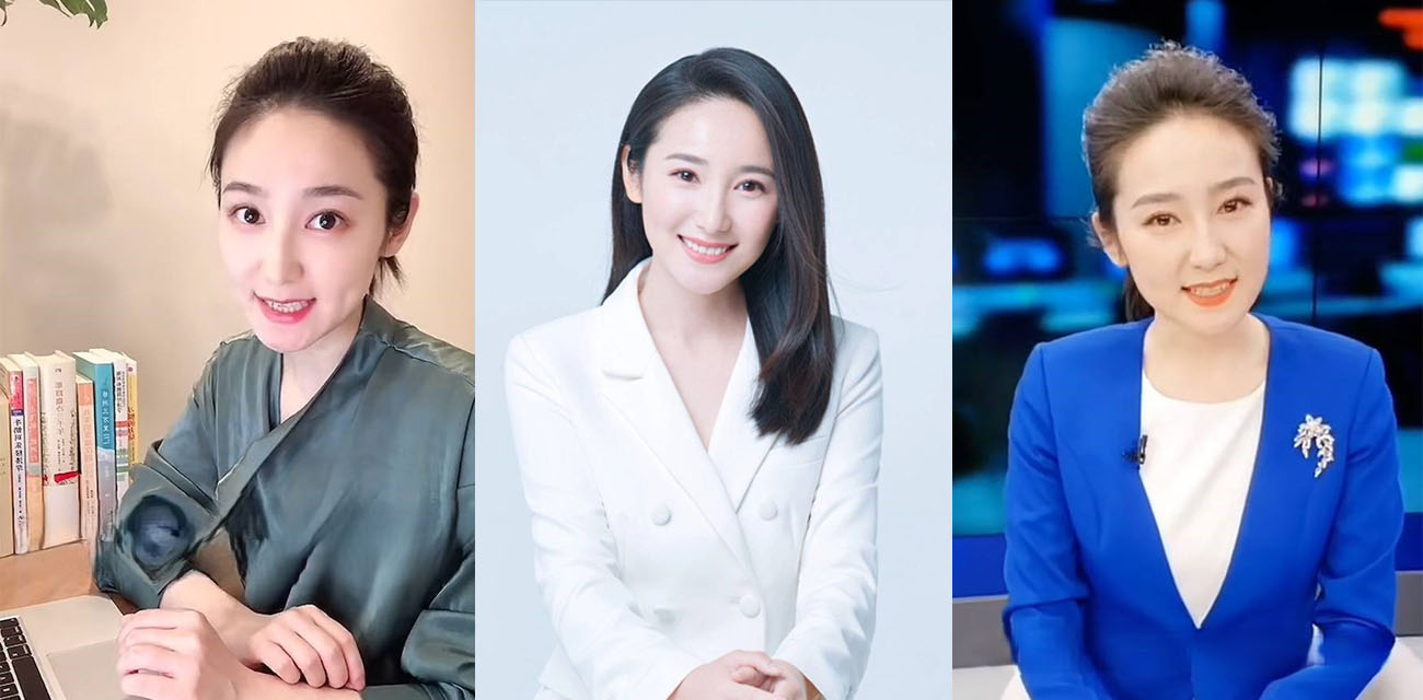 湖南卫视主持人【陈慧】大量不雅私拍泄密，镜头前蓝裙甜笑字正腔圆，私下M开腿求操